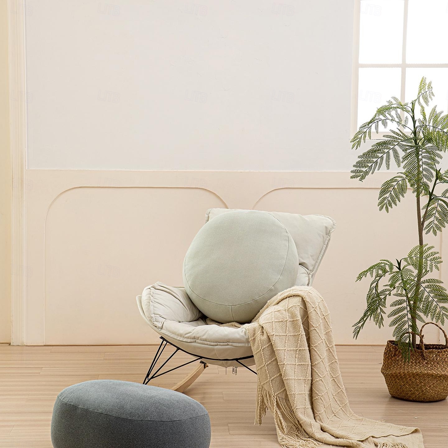 Ultra Soft Suede Pebble Throw Pillow, Fluffy Rock Shaped Floor Seating Cushion, Cute Novelty Stone Hugging Pillow for Sofa, Bedroom & Home Decor 2026 - $66.99 –P22