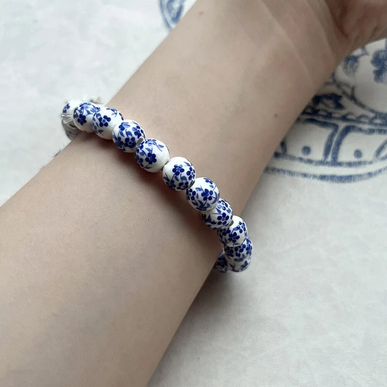 Bracelet de perles Géométrique Séries de totem Mode Bracelet Bijoux Bleu Rouge bordeaux Violet pour Quotidien de 2026 ? $11.49 –P2