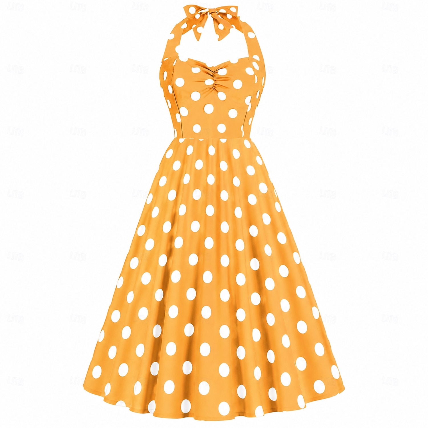 Anni 1950 Retrò Vintage Rockabilly Vestito Abito Swing Pois Costume Per donna Carnevale Mascherata Abbigliamento quotidiano Addio al Nubilato Adulti Vestito Abiti per il ritorno del 2026 a $24.99 –P8