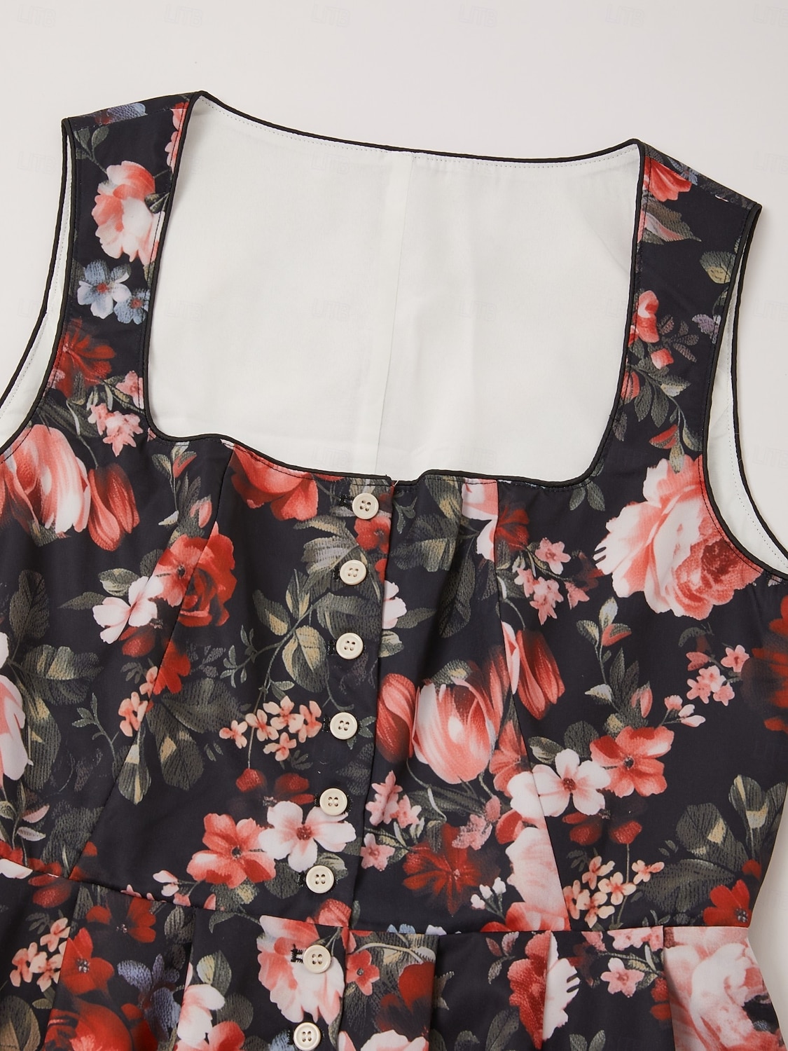 Damen Floral Dirndl Kleid mit Schürze Oktoberfest Bayerischer Karneval Bierfestival Trachtenkleid Traditioneller Stil 2026 - $68.99 –P4