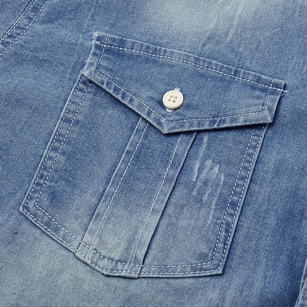 Men's Shirt Chambray Shirt Calico Shirt Button Up Shirt Casual Shirt Denim Shirt Denim Blue Black Dark Navy Blue Long Sleeve Plain Collar Daily Vacation Clothing Apparel Cotton Fashion Casual 2026 - $37.99 –P10