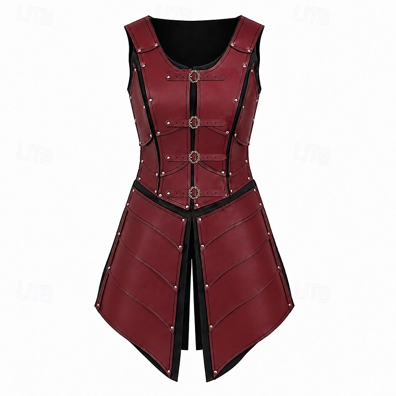 Medieval Renascentist Rochii Arme si Armuri Γιλέκο Războinic Fecioara scutului Barbar Costume de fancy Pentru femei Viching Fantezie Halloween Carnaval Performanță LARP Ren Faire Adulți Rochie 2026 - $82.99 –P7