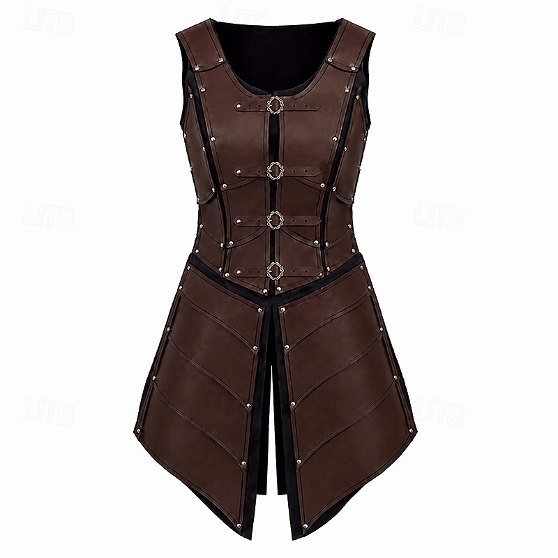 Medieval Renascentist Rochii Arme si Armuri Γιλέκο Războinic Fecioara scutului Barbar Costume de fancy Pentru femei Viching Fantezie Halloween Carnaval Performanță LARP Ren Faire Adulți Rochie 2026 - $82.99 –P2