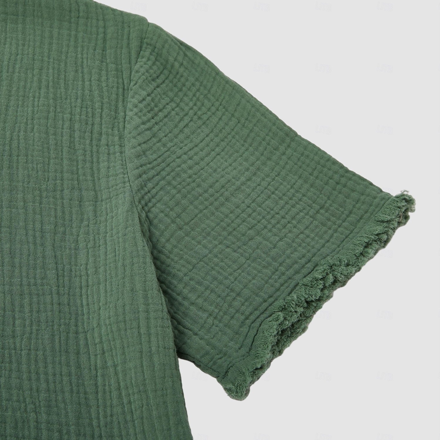 Męskie Podkoszulek Koszulka lniana Krótki rękaw Henley Lato Wiosna Jednokolorowe Teksturowany Urlop Zabytkowe Sport Raw Edge Codzienny Dom Na zewnątrz Biały Wino Zielony Top Tee dla mężczyzn 2026 - $26.99 –P4