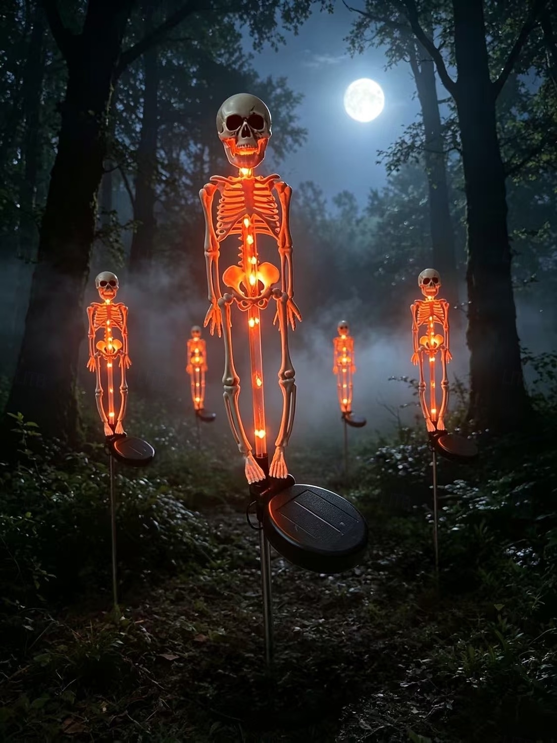 Solar Powered Skeleton Skeleton Ground Stake Lights, Outdoor Garden Yard Glowing Decorative Landscape Lamp for Halloween Holiday Party Atmosphere Decor 2026 - $16.99 –P4