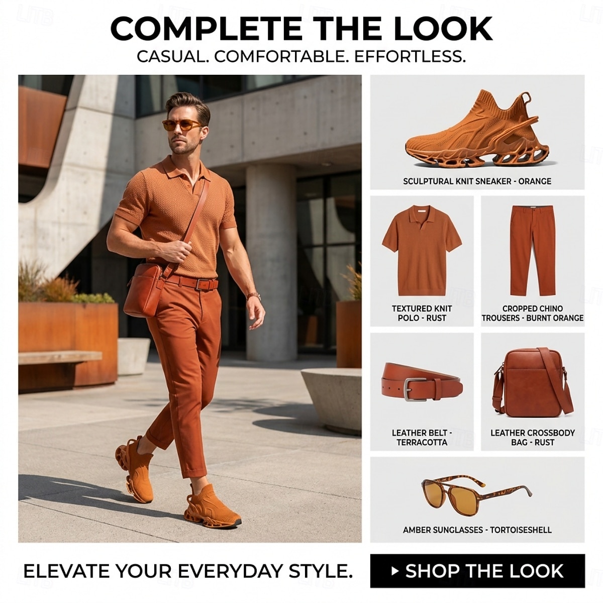 Zapatillas deportivas de punto transpirables para hombre, ligeras y sin cordones, ideales para caminar y correr, para uso casual, viajes, fitness, actividades al aire libre y comodidad diaria. 2026 - $59.99 –P1