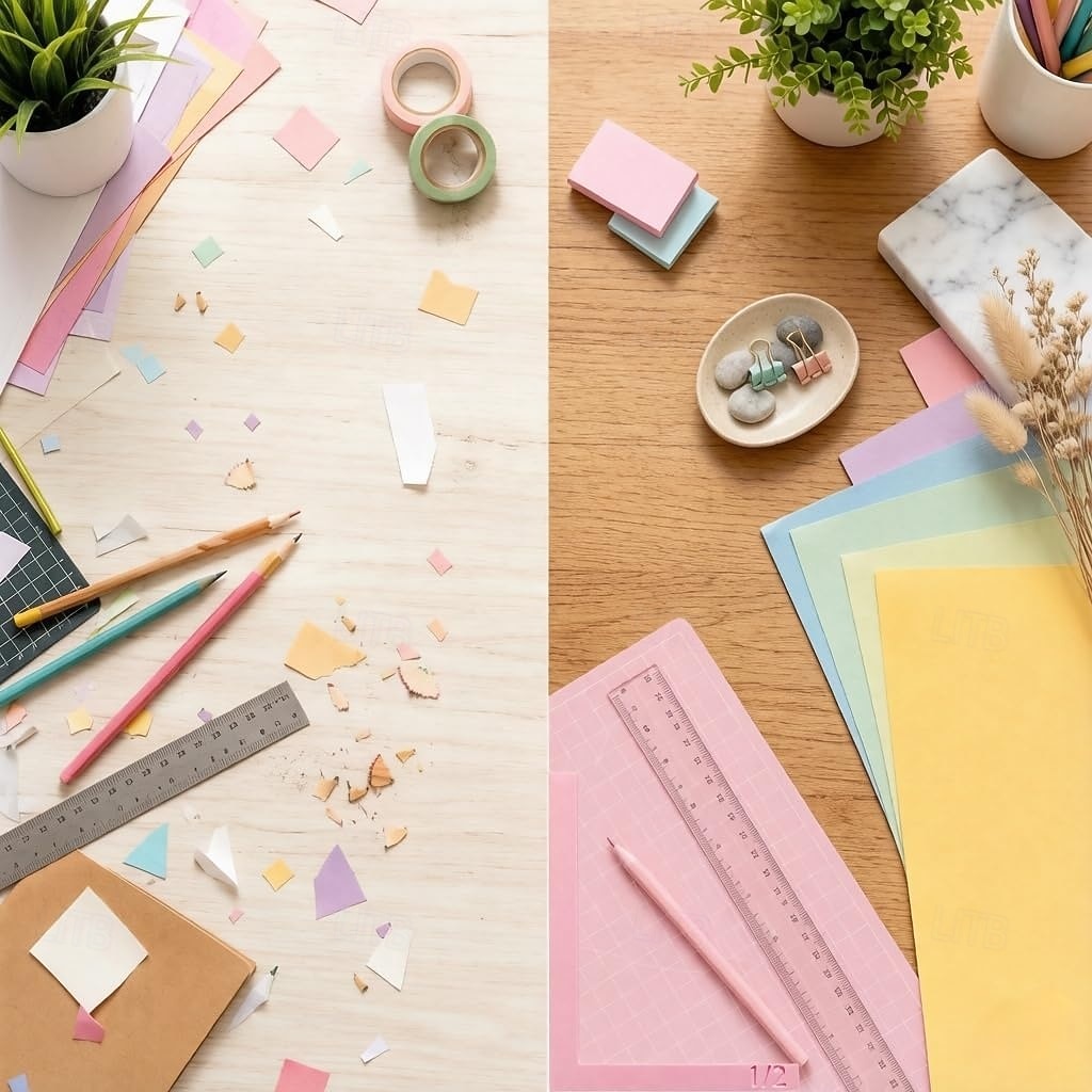 5/7-teiliges Set mit Ausrichtungshilfen aus Papier für die Kartenherstellung, inklusive Aufbewahrungsetui, farbcodierte Werkzeuge mit Größenmarkierungen 2026 - $15.99 –P10
