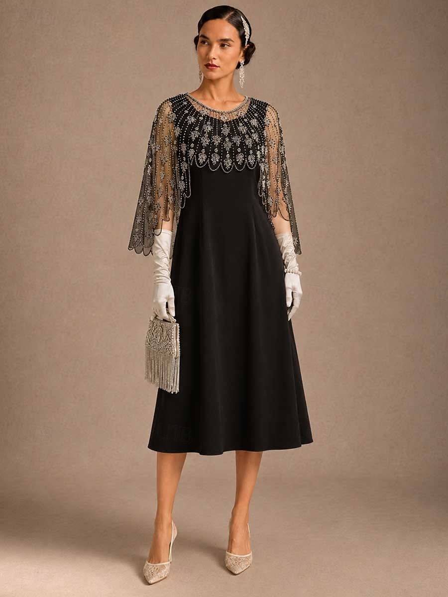 Damen Poncho-Schal Party Klassisch Vintage-Retro 1 Stück 2026 - $109.99 –P3