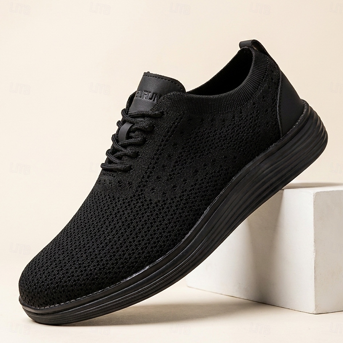 Pantofi sport casual business pentru bărbați, respirabili, tricotați, cu șireturi, ușori și confortabili, pentru birou, călătorii, plimbări zilnice, ținute smart casual și weekend 2026 - $69.99 –P11