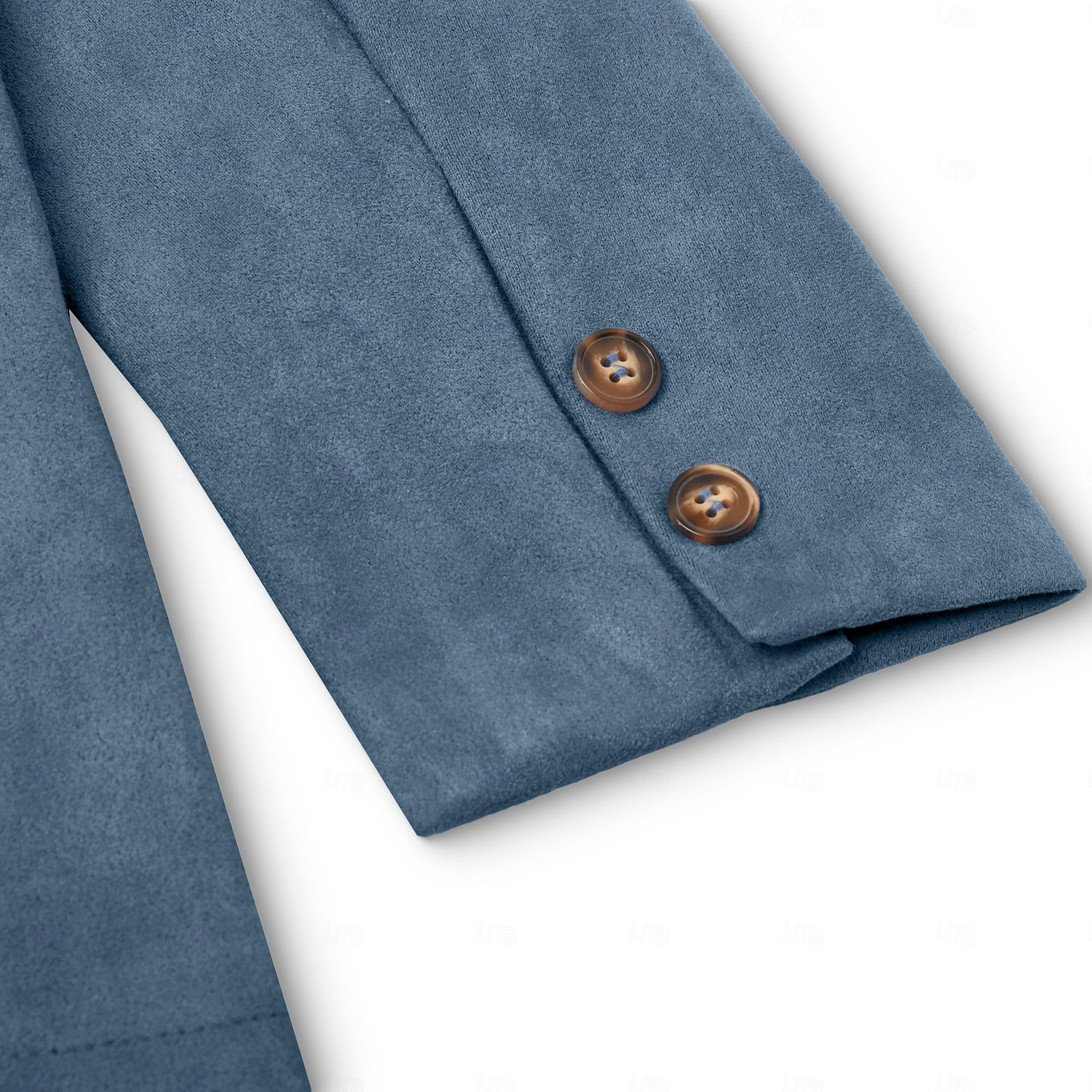 Men's Lightweight Jacket Casual Jacket Faux Suede Jacket Going out Soft Buckle Spring &  Fall Casual Stand Collar Regular Light Khaki Black Navy Blue Khaki Army Green Jacket 2026 - $56.99 –P19