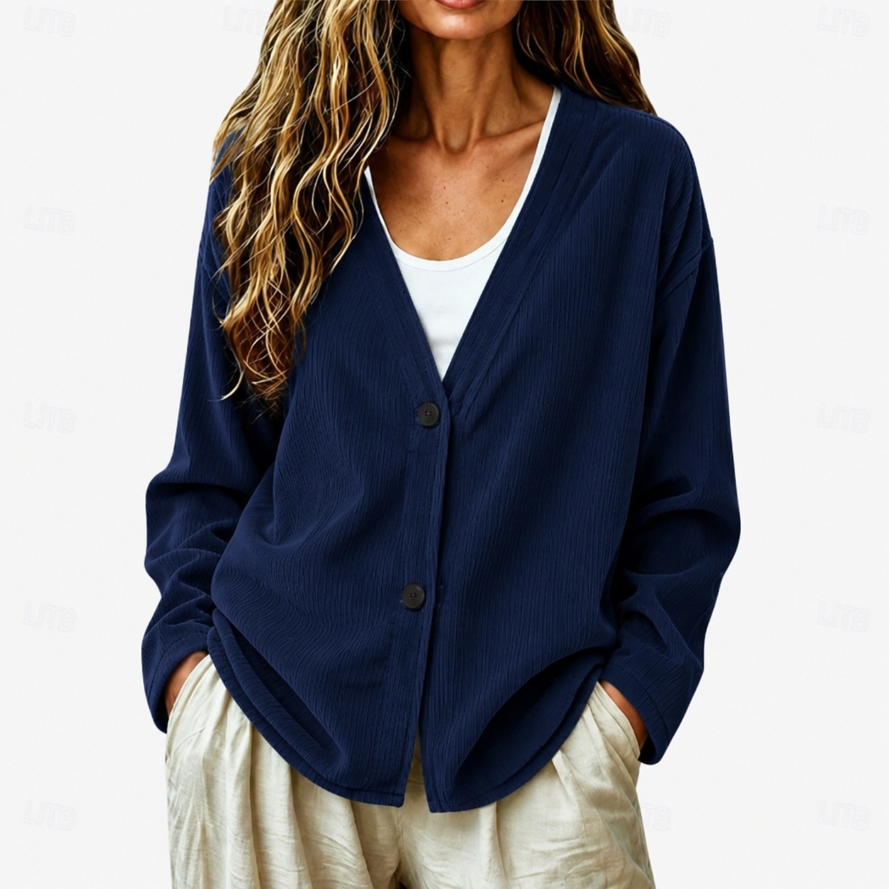Per donna Giacca Camicia Giacca in Velluto a Coste Giacca Casual Caldo Bottoni Moda Signora Casuale Regolare Scollo a V Vestibilità comoda Manica Lunga Capispalla Rosso-arancio Rosso Blu marino del 2026 a $39.99 –P3