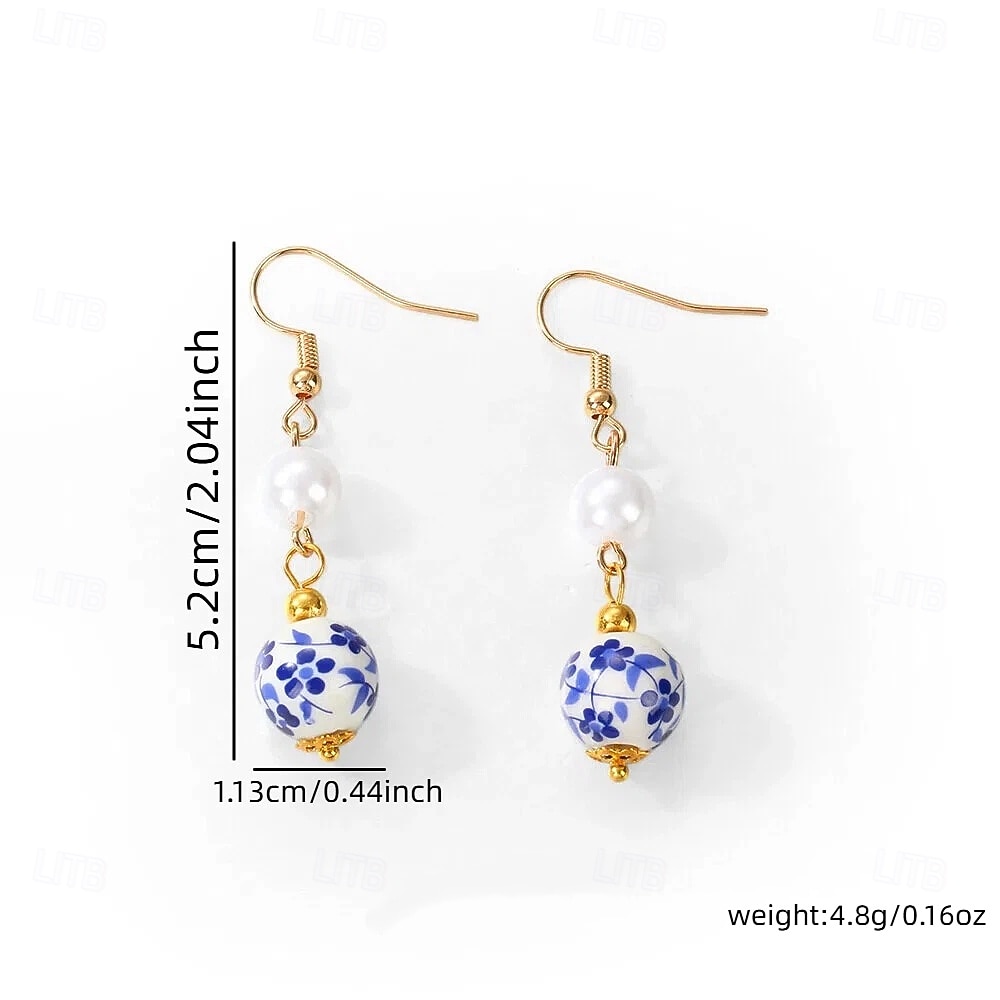 Cercei Rotunzi Geometric Serie de totemuri cercei Bijuterii Auriu Pentru Zilnic Petrecere 2026 - $11.49 –P5