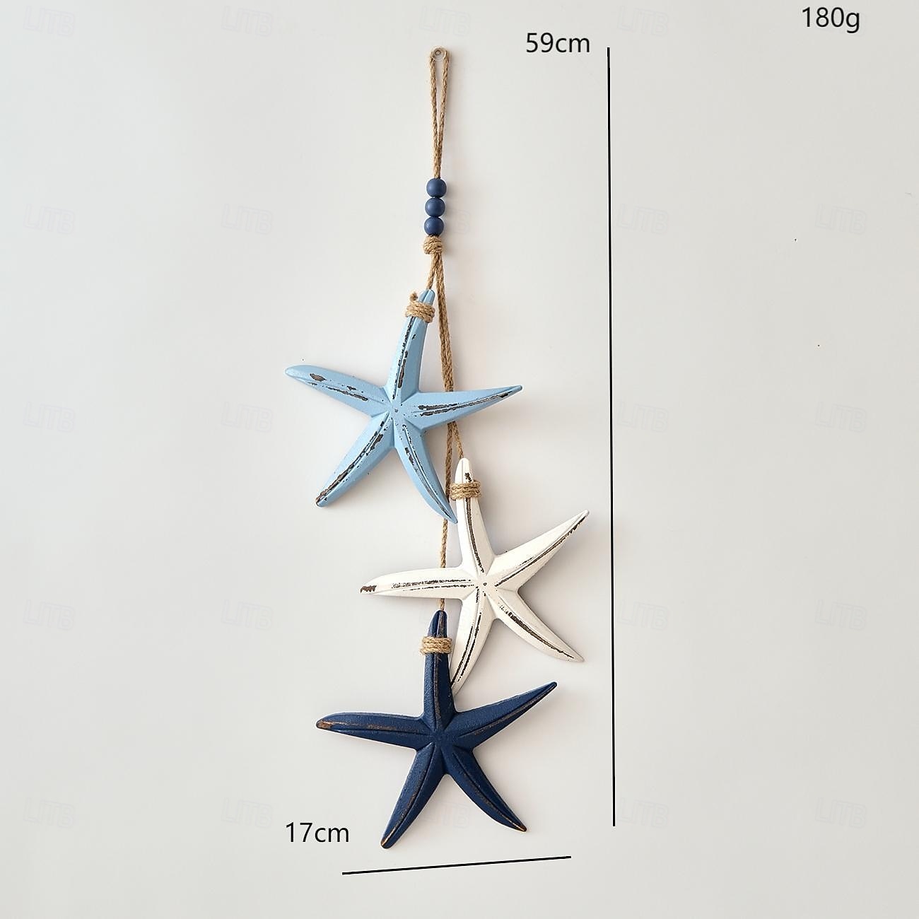 Lighted Wooden Fish & Starfish Wall Decor – Beachy Wall Decor with Warm LEDs, Coastal Nautical Hanging Decor for Bathroom, Porch & Beach House 2026 - $29.99 –P1