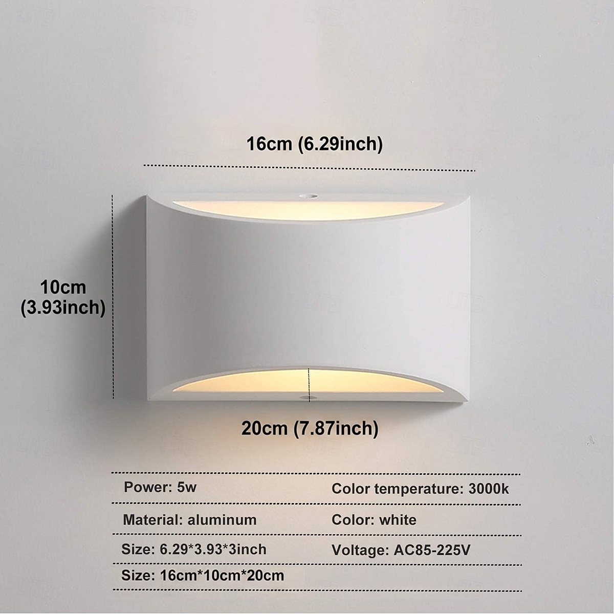 Lightinthebox kinkiety led g9 9w lampy podłogowe nowoczesne kinkiety do salonu sypialnia przedpokój dekoracje pokoju domowego materiał aluminiowy 220-240/110-120v 2026 - $53.99 –P1