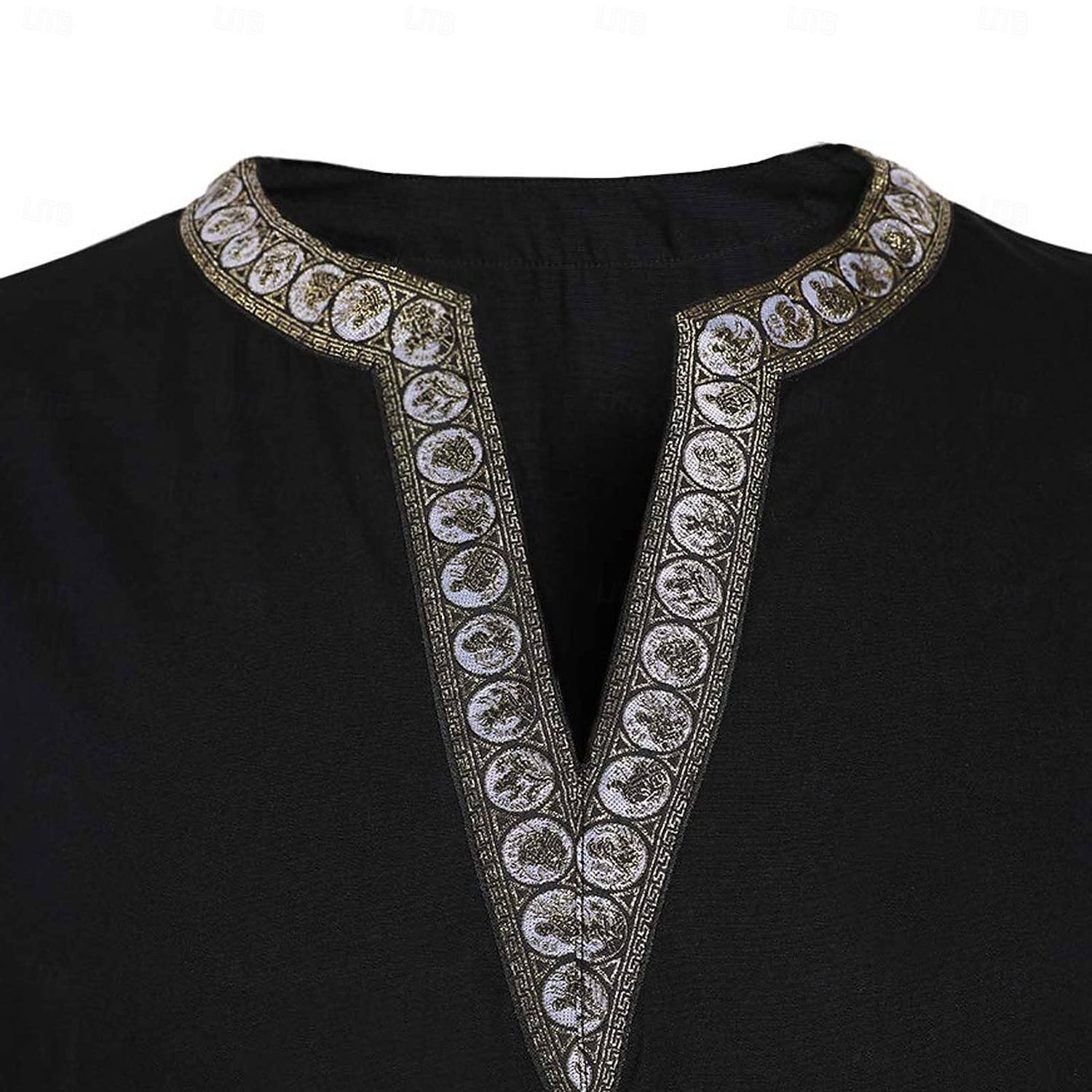 Mittelalterlich Renaissance 17. Jahrhundert Hemd Tunika Pirat Krieger Ritter Wikinger Keltischer Ritter Bestickt Stickerei Kostüm Herren Vikinger Fantasie Halloween Maskerade Leistung Maskerade LARP 2026 - $23.99 –P8