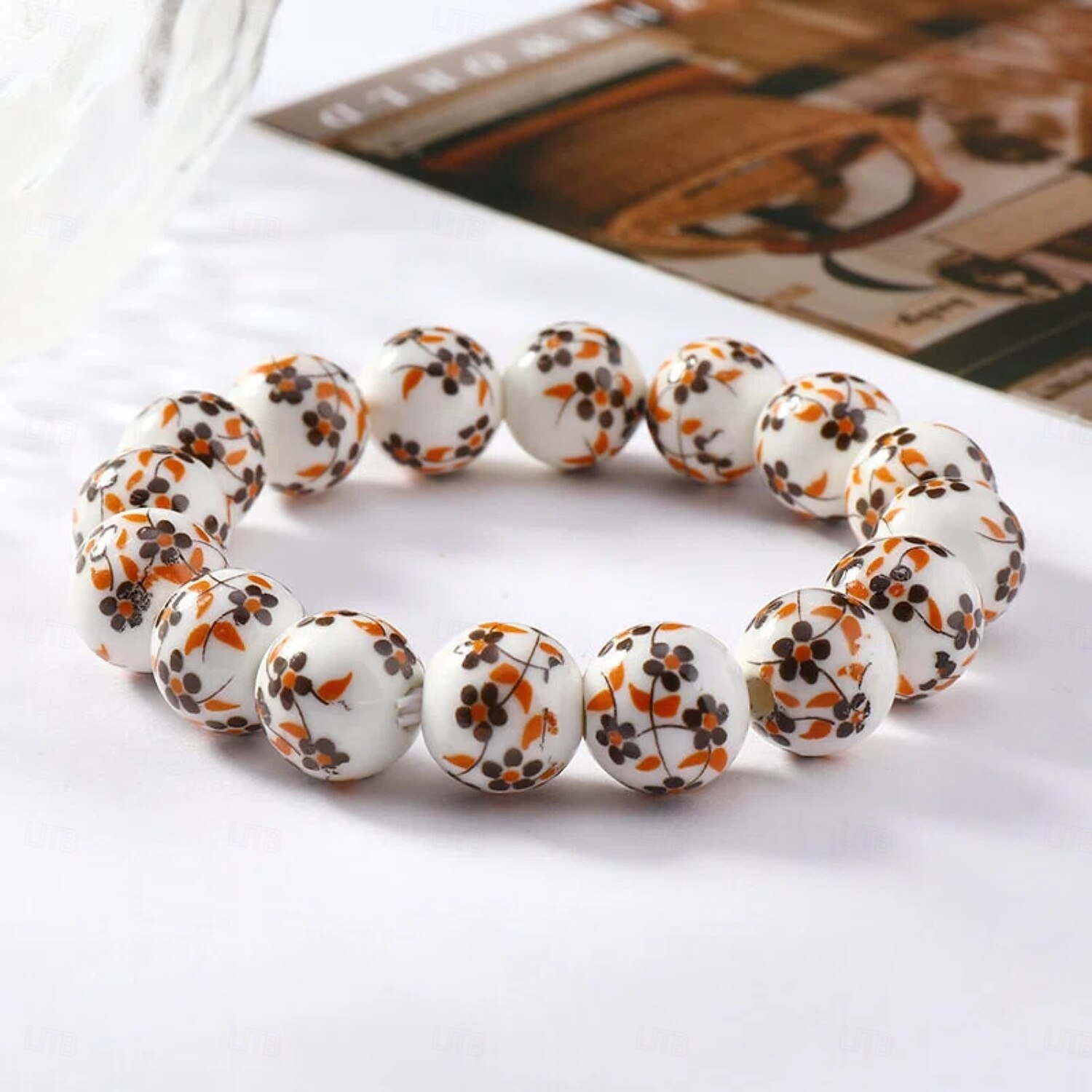 Bracelet de perles Géométrique Séries de totem Mode Bracelet Bijoux Bleu Rouge bordeaux Violet pour Quotidien de 2026 ? $11.49 –P4