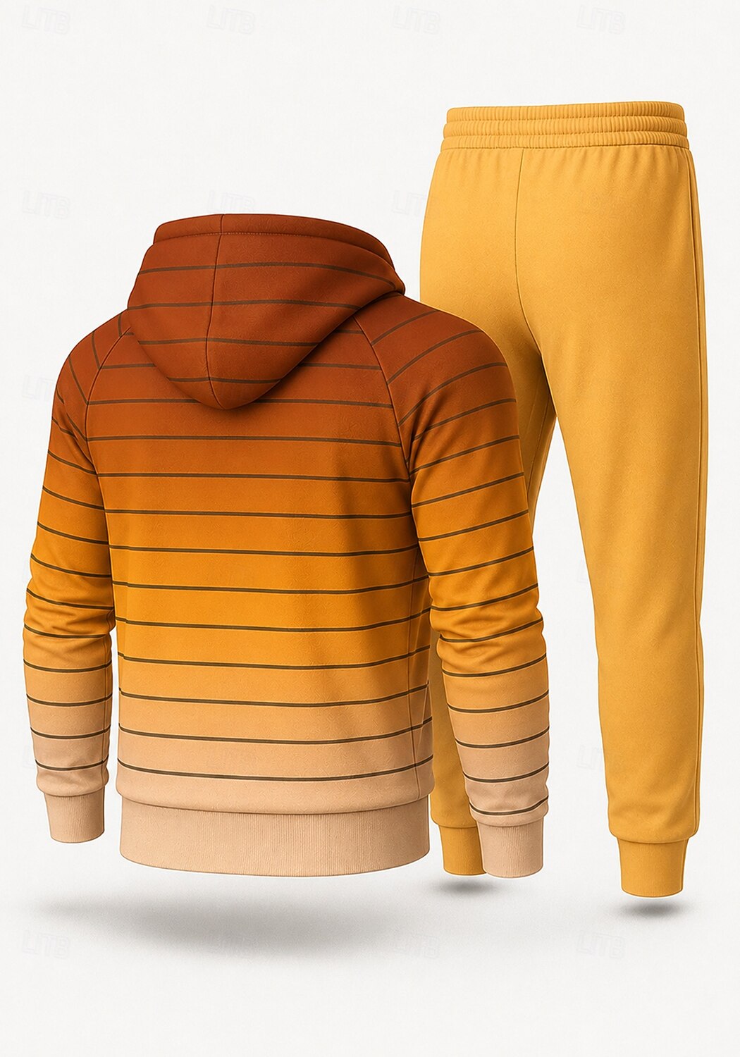 Men's Hoodie Tracksuit 2 Piece Tracksuit Drawstring Zip Up Geometric Clothing Suit Fall Winter Red Blue Vocation Outdoor Travel Lightweight Fashion Breathable Long Sleeve Sport Activewear Stretchy 2026 - $47.99 –P2