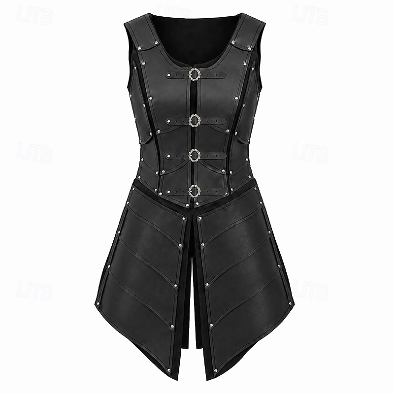 Medieval Renascentist Rochii Arme si Armuri Γιλέκο Războinic Fecioara scutului Barbar Costume de fancy Pentru femei Viching Fantezie Halloween Carnaval Performanță LARP Ren Faire Adulți Rochie 2026 - $82.99 –P12