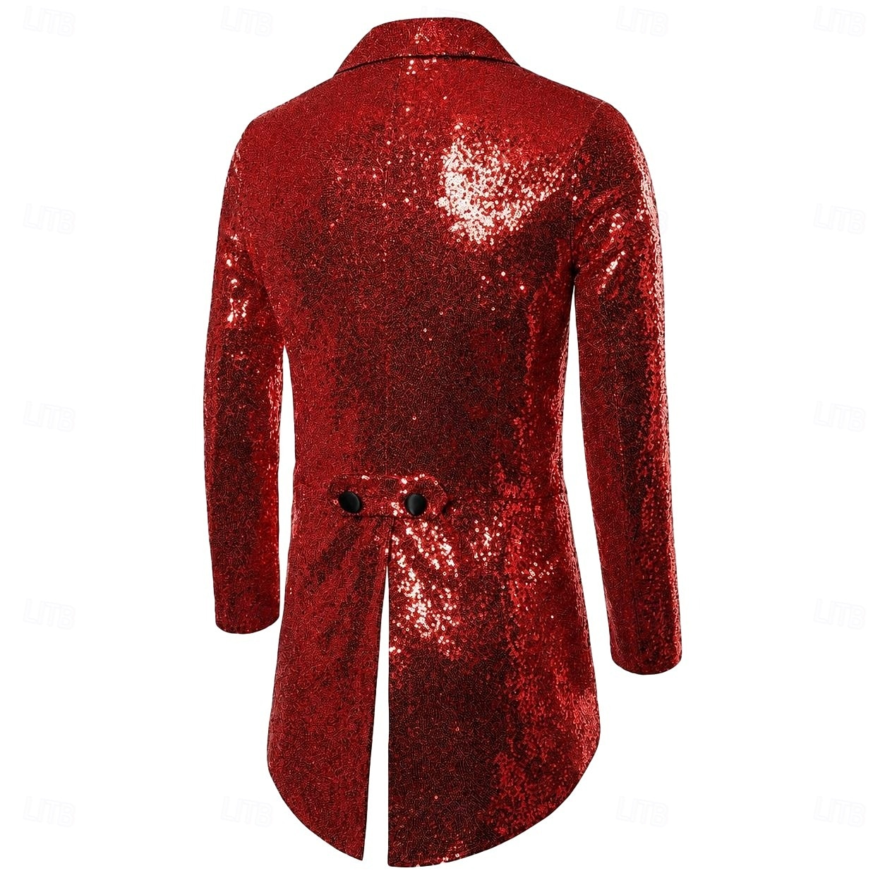 disco 1980erne ملابس السهرة للرجال tailcoat Disk Paljetter Kostyme Herre Karnevalskostyme Halloween Karneval Maskerade Aftenselskap Nattklubb Pride-parade Voksne Frakk 2026 - $56.99 –P4