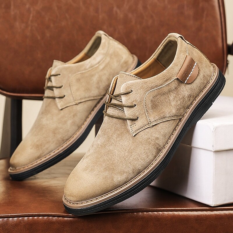 Stivali casual minimalisti alti da uomo, scarpe stringate urbane moderne per uomo, stile street pulito per ufficio, viaggi, passeggiate e uso quotidiano del 2026 a $59.99 –P3