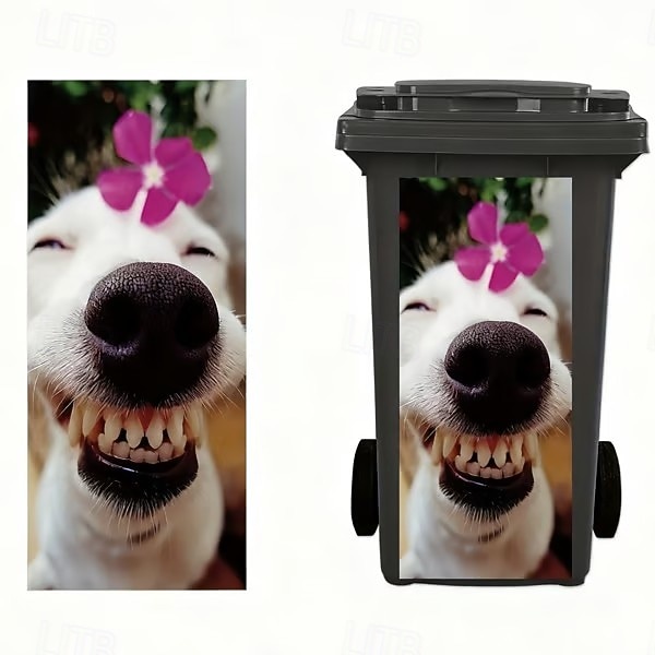 Adesivos para lixeira com desenho de burro (2 unidades), adesivos fofos de animais para decoração de lixeiras, adesivos de vinil removíveis e à prova d'água para lixeiras de casa, cozinha, banheiro e de 2026 por $16.99 –P5