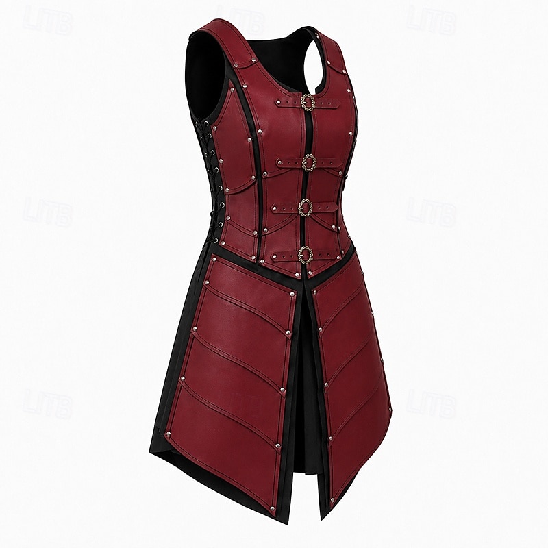 Medieval Renascentist Rochii Arme si Armuri Γιλέκο Războinic Fecioara scutului Barbar Costume de fancy Pentru femei Viching Fantezie Halloween Carnaval Performanță LARP Ren Faire Adulți Rochie 2026 - $82.99 –P9