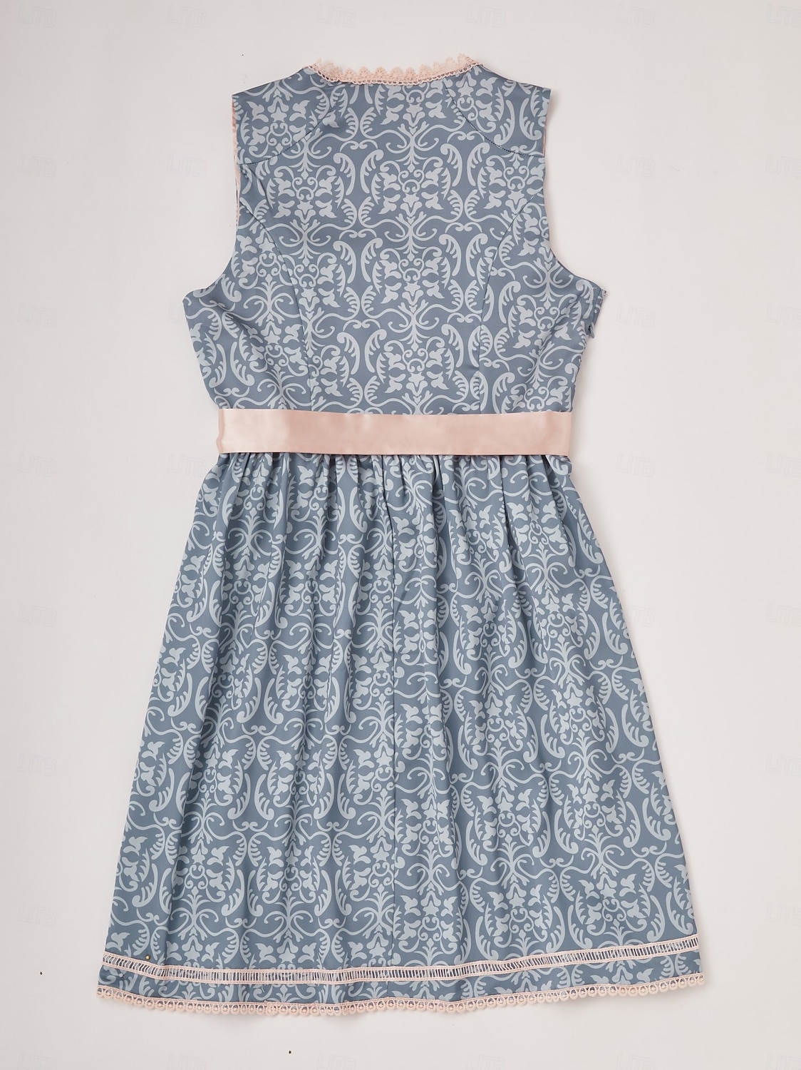 Oktoberfest Dirndl Dress Midi Length Lace Maid Romantic Bavarian Munich Wiesn Women's Traditional Style Cloth Without Blouse (60CM) 2026 - $72.99 –P3