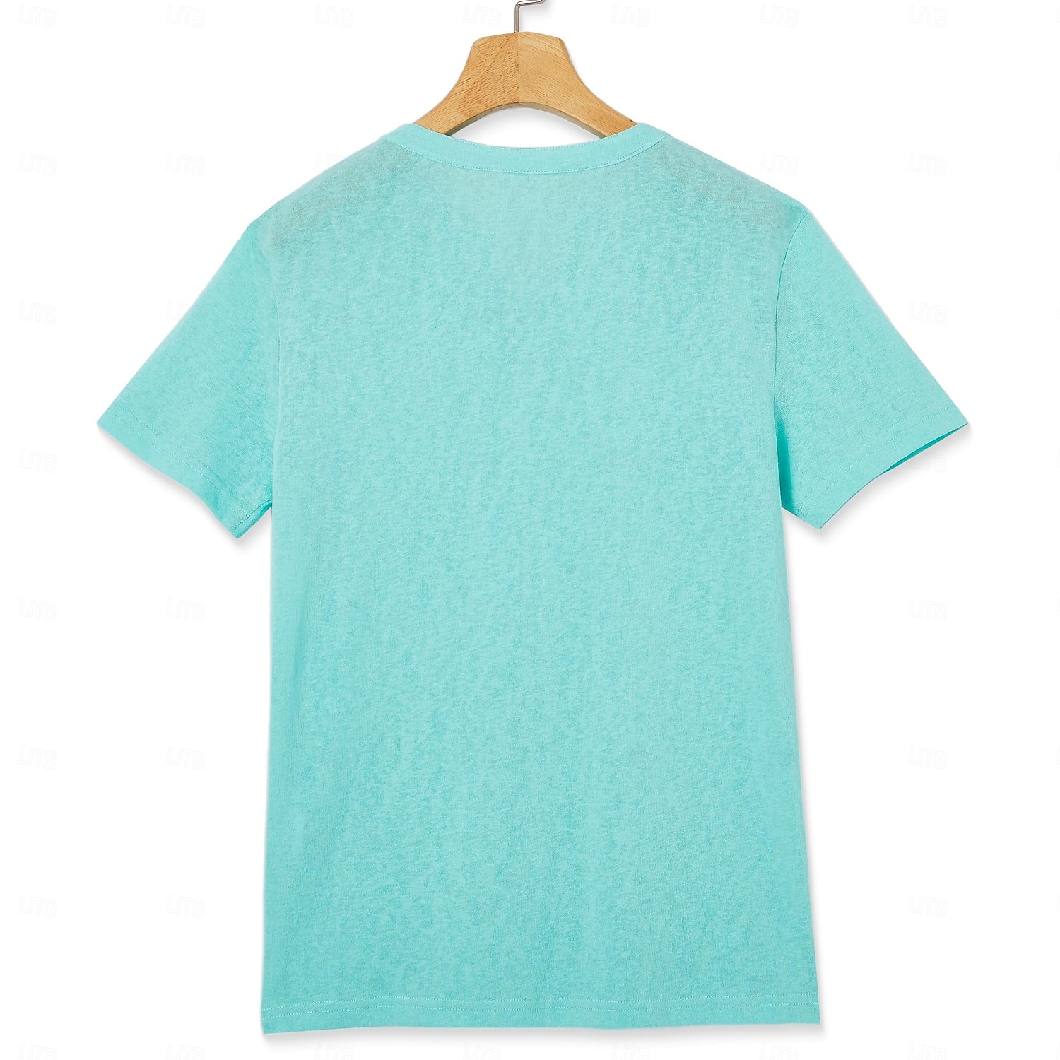 Herren-T-Shirt aus Baumwolle und Leinen, Strick, Kurzarm, V-Ausschnitt, Sommer, einfarbig, modisch, leicht, Basic, Mesh-Strick, schlicht, lässig, Urlaub, Street, blau, schwarz, hellgrün 2026 - $16.49 –P2