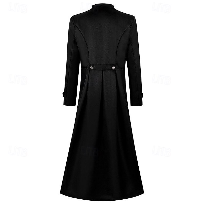 Medieval Renascentist Steampunk Geacă Palton Mâneci Lungi Vampiri Aventurier Doctorul ciumei Costume de fancy Bărbați Steampunk Halloween Carnaval Mascaradă Petrecere / Seara Târgul Renașterii LARP 2026 - $43.99 –P2