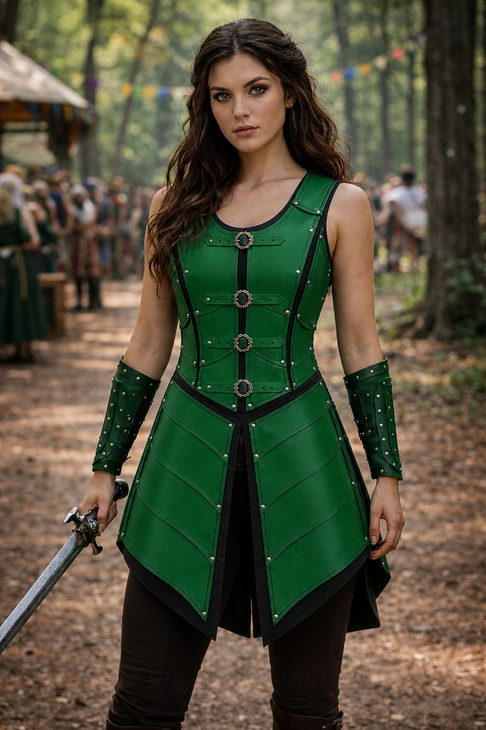 Medieval Renascentist Rochii Arme si Armuri Γιλέκο Războinic Fecioara scutului Barbar Costume de fancy Pentru femei Viching Fantezie Halloween Carnaval Performanță LARP Ren Faire Adulți Rochie 2026 - $82.99 –P14