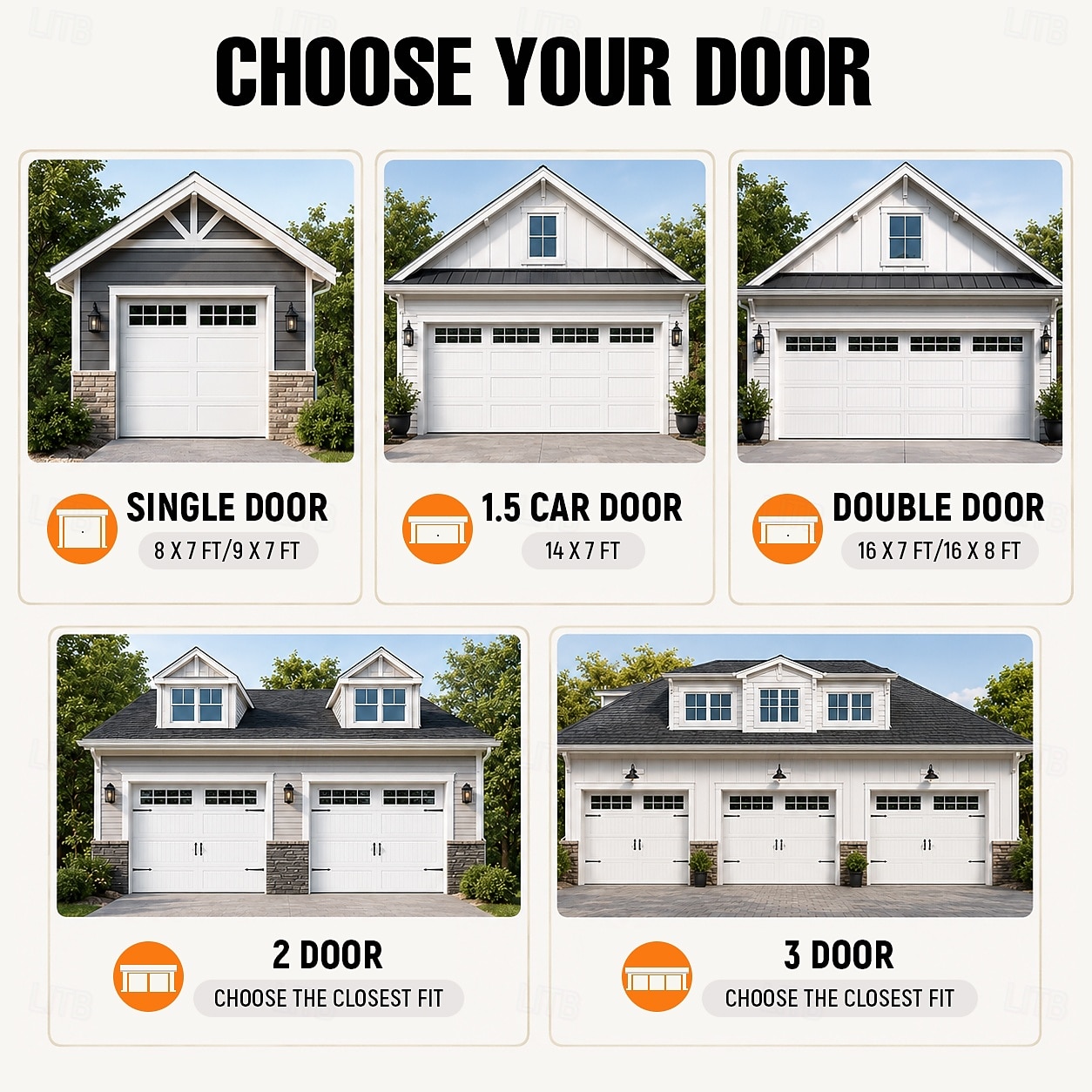 Décoration de porte de garage pour Halloween, grand décor extérieur avec citrouille-lanterne, fantômes à la poursuite d'une maison hantée, bannière pour jardin ou porche. de 2026 ? $42.99 –P3