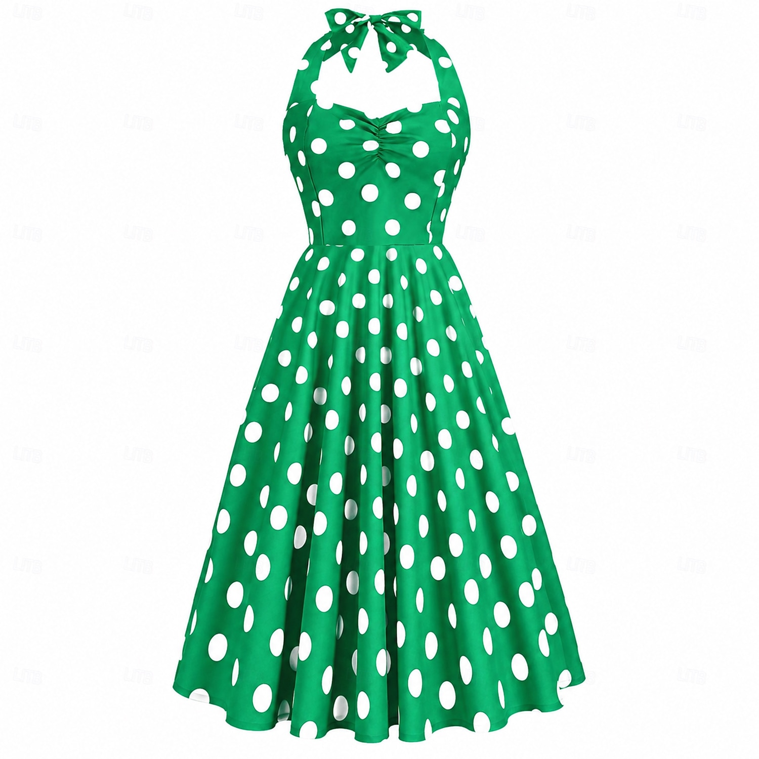 Anni 1950 Retrò Vintage Rockabilly Vestito Abito Swing Pois Costume Per donna Carnevale Mascherata Abbigliamento quotidiano Addio al Nubilato Adulti Vestito Abiti per il ritorno del 2026 a $24.99 –P3
