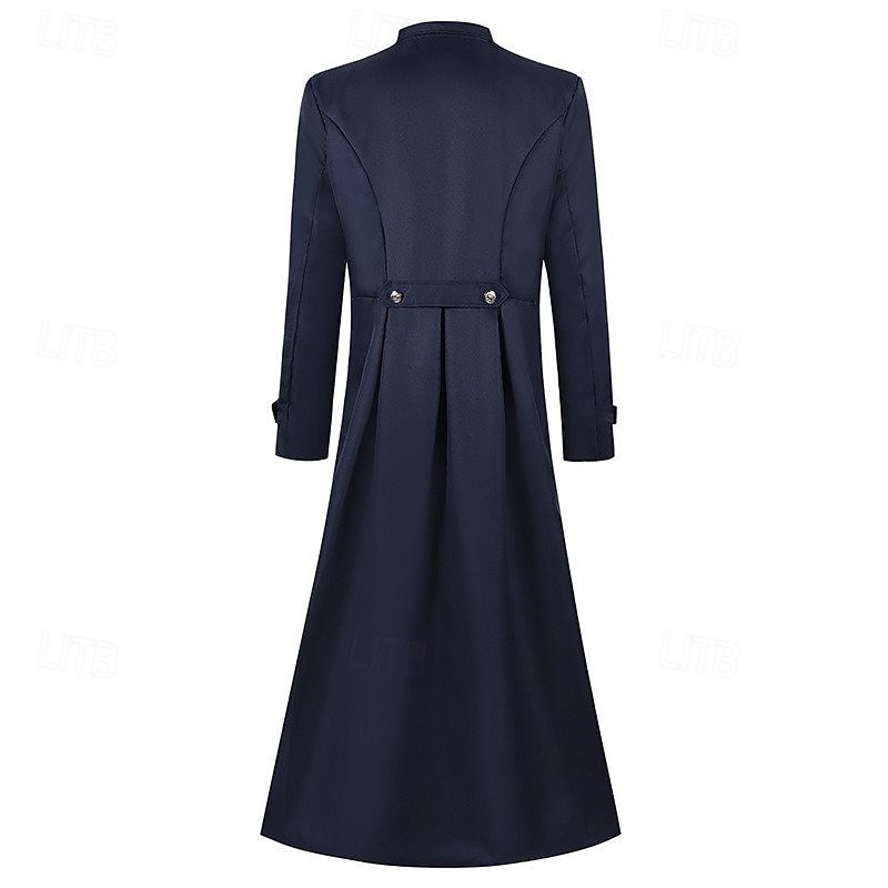 Medieval Renascentist Steampunk Geacă Palton Mâneci Lungi Vampiri Aventurier Doctorul ciumei Costume de fancy Bărbați Steampunk Halloween Carnaval Mascaradă Petrecere / Seara Târgul Renașterii LARP 2026 - $43.99 –P8