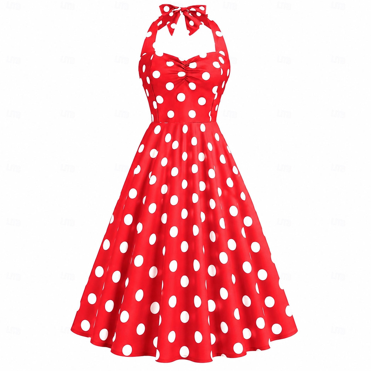 Anni 1950 Retrò Vintage Rockabilly Vestito Abito Swing Pois Costume Per donna Carnevale Mascherata Abbigliamento quotidiano Addio al Nubilato Adulti Vestito Abiti per il ritorno del 2026 a $24.99 –P6