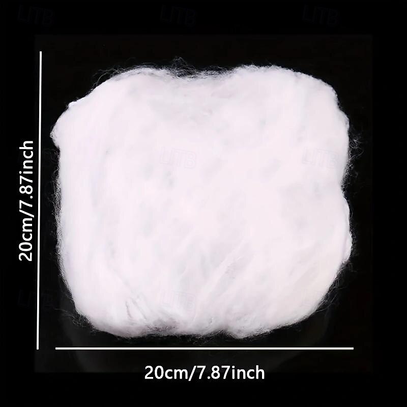 Glow In The Dark Spider Web Halloween Fake Spider Web White Stretch Spider Webs Halloween Decoration Cobwebs for Creepy Halloween Home and Party Indoor and Outdoor Decor 2026 - $9.99 –P1