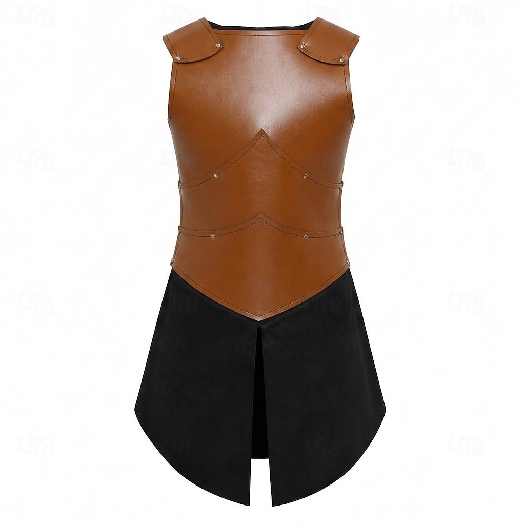 Medieval Renaissance Dress Armor Vest Warrior Shieldmaiden Barbarian Fancy Dress Women's Viking Fantasy Halloween Carnival Performance LARP Ren Faire Adults' Dress 2026 - $82.99 –P6