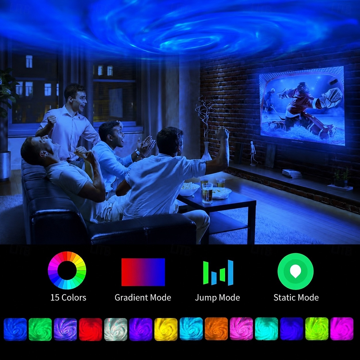 Planet Galaxy Star Projector Night Light, Remote‑Controlled Color Changing Sky Projection Lamp, Ambient Star Light for Kids Bedroom, Living Room, Party Home Decoration 2026 - $20.99 –P2