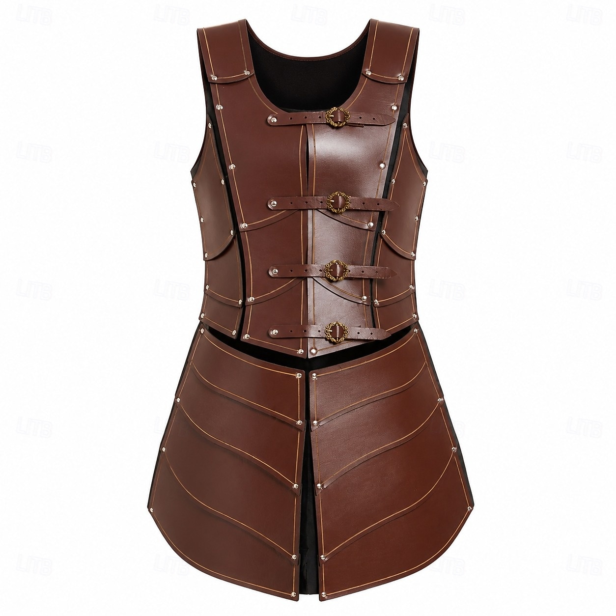 Medieval Renaissance Dress Armor Vest Warrior Shieldmaiden Barbarian Fancy Dress Women's Viking Fantasy Halloween Carnival Performance LARP Ren Faire Adults' Dress 2026 - $82.99 –P1