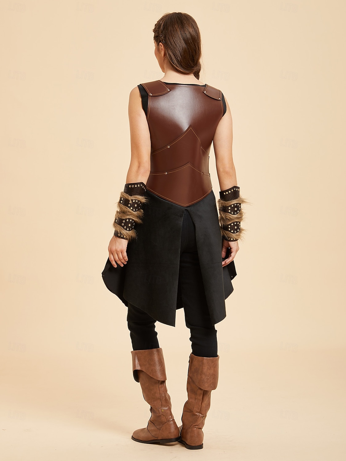Medieval Renaissance Dress Armor Vest Warrior Shieldmaiden Barbarian Fancy Dress Women's Viking Fantasy Halloween Carnival Performance LARP Ren Faire Adults' Dress 2026 - $82.99 –P16