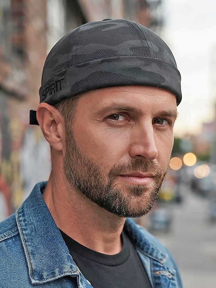 Men's Polyester Camouflage Brimless Docker Cap, Adjustable Multi-Color Casual Skull Cap for Travel, Hiking, Fishing, Streetwear, Weekend Wear, Commuting and Daily Outdoor Use 2026 - €12.99 –P3
