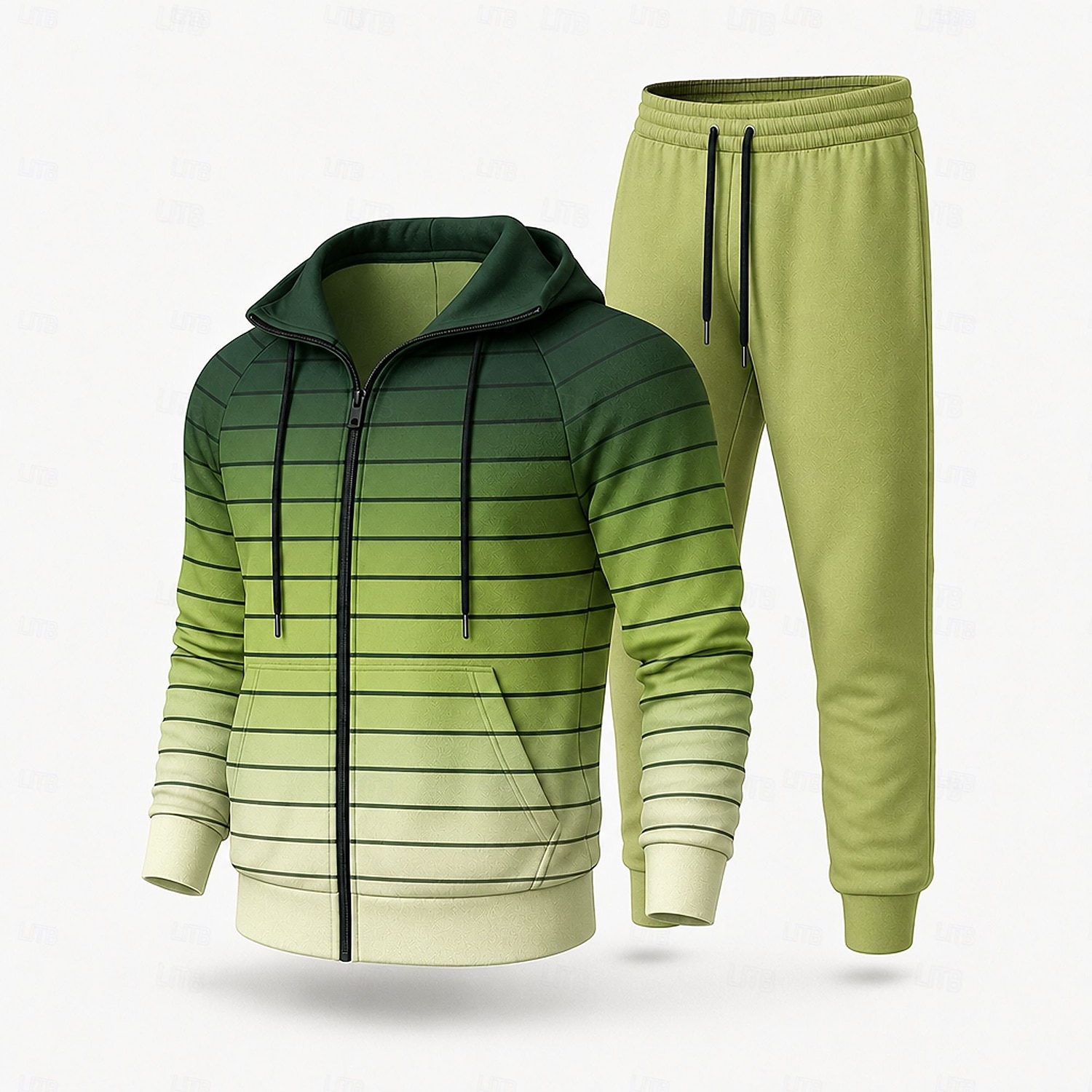 Men's Hoodie Tracksuit 2 Piece Tracksuit Drawstring Zip Up Geometric Clothing Suit Fall Winter Red Blue Vocation Outdoor Travel Lightweight Fashion Breathable Long Sleeve Sport Activewear Stretchy 2026 - $47.99 –P6