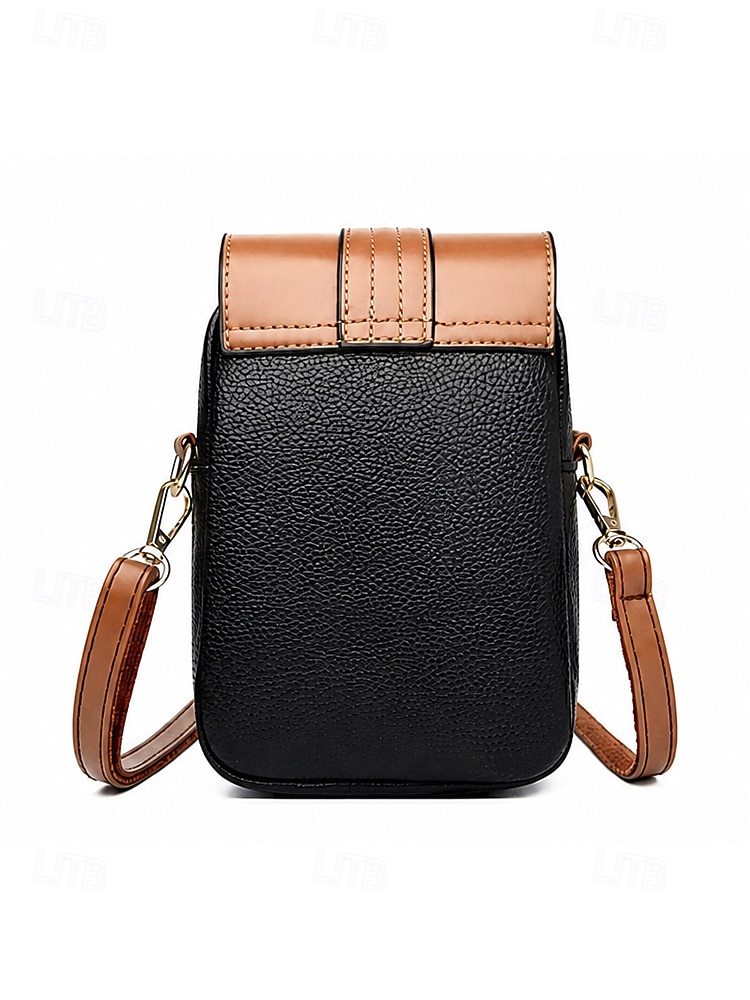 Women's Faux Leather Multi-Color Phone Crossbody Bag, Adjustable Strap, Multi-Compartment Mini Shoulder Purse for Travel, Vacation, Shopping, Walking and Everyday Use 2026 - $19.99 –P7