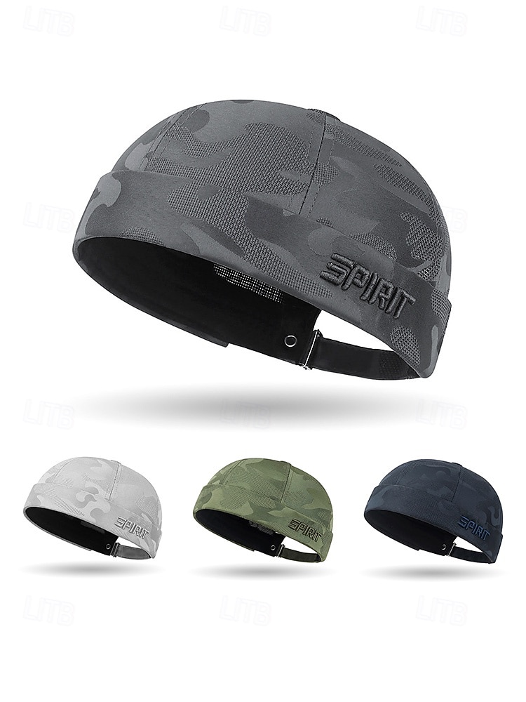Men's Polyester Camouflage Brimless Docker Cap, Adjustable Multi-Color Casual Skull Cap for Travel, Hiking, Fishing, Streetwear, Weekend Wear, Commuting and Daily Outdoor Use 2026 - €12.99 –P4