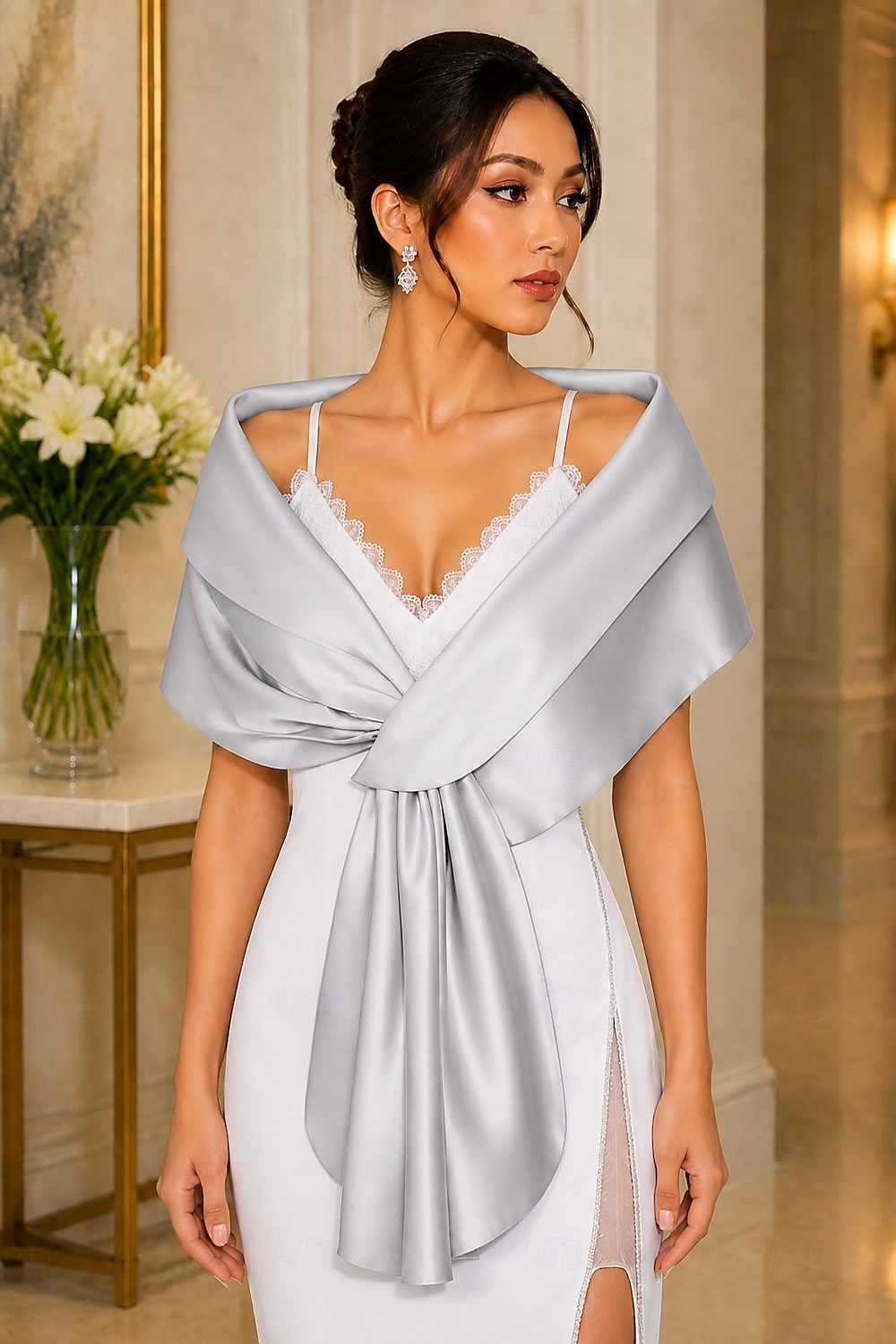 elegant wraps for formal dresses Women's Shawls and Evening Wedding Scarf Bridal Stoles Shrug for Bride and Bridesmaid 2026 FaithFull