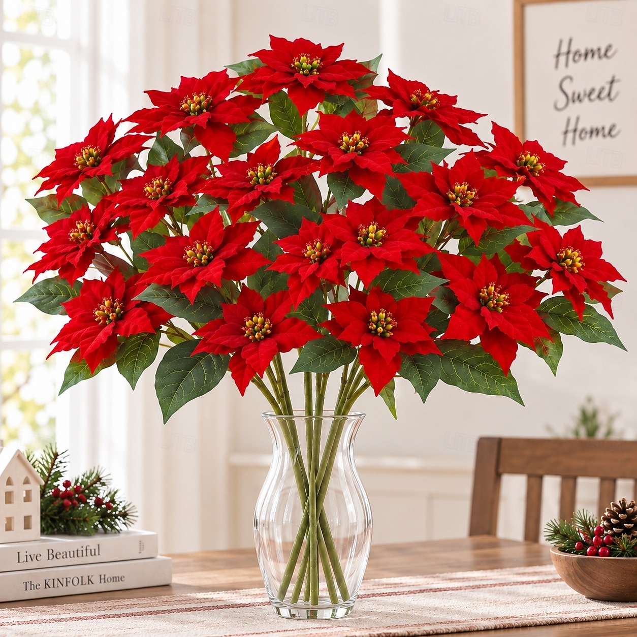 blumengesteck weihnachten Blütenreich-verträumte Wintergestecke 3er-Schubladenbox