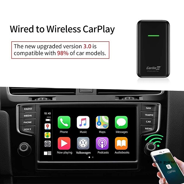 U2W Plus) Carlinkit 3.0/ 4.0 Wireless Apple CarPlay/ Android Auto Ada –  AutoKit CarPlay Store