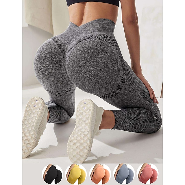 Breathable High Waist Seamless Scrunch Butt Seamless Workout Leggings For  Women Quick Drying Gym Legging With Push Hip For Fitness H1221 From  Mengyang10, $12.6