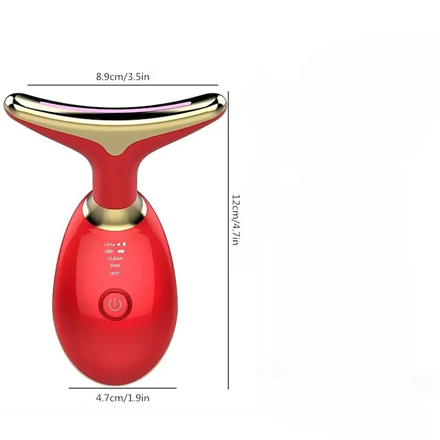 EMS Thermal Neck Lifting And Tighten Massager Electric
