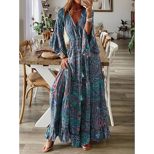 black beach dress maxi Black Boho Lace Maxi Dress – Hollow Out Summer Embroidered Dress in Black | Women's Boho Fashion | XXL