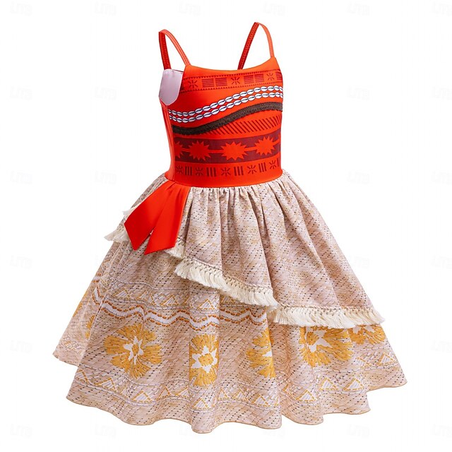 moana birthday dress Ropical Inspired Tulle Princess for Baby Girls with Floral Details and Satin Bow, Ideal for Beach-Themed Parties Choose this exquisite Birthday Girl Moana 3rd Birthday